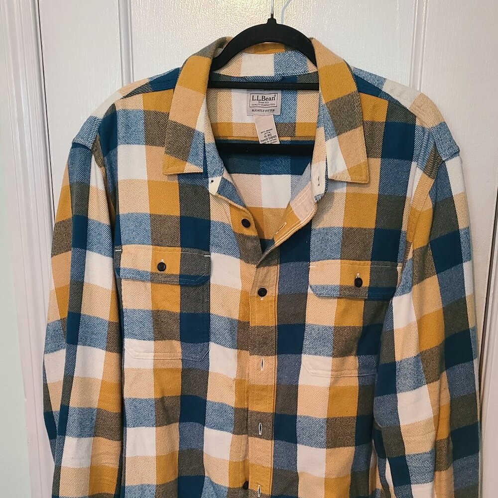 Mens LL Bean Flannel, Size XL